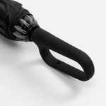 Зонт обратного сложения с ручкой-карабином Foldberry (черный)