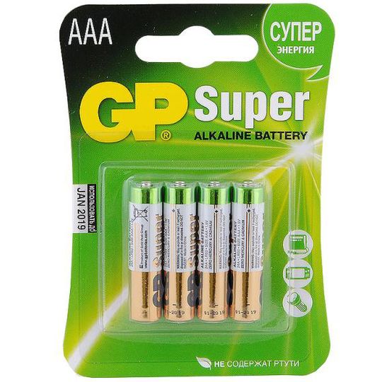                           Батарейка GP Super Alkaline AAA
                