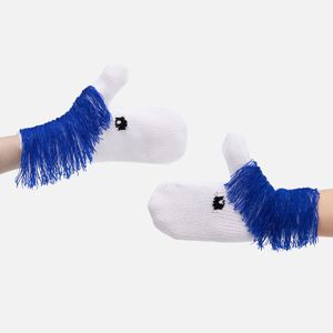 Варежки Игогошки (с синей гривой)