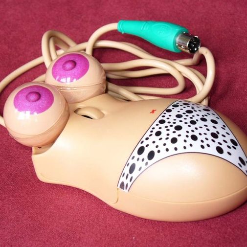 Мышь Сиськи (Черные с белым трусики) Мышь Сиськи (Черные с белым трусики)