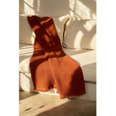 Плед вафельный Elenglect (оранжевый) Плед вафельный Elenglect (оранжевый)