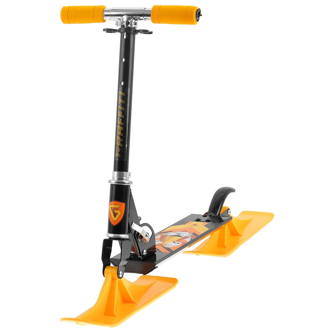 Самокат-снегокат Тигр (2 в 1)